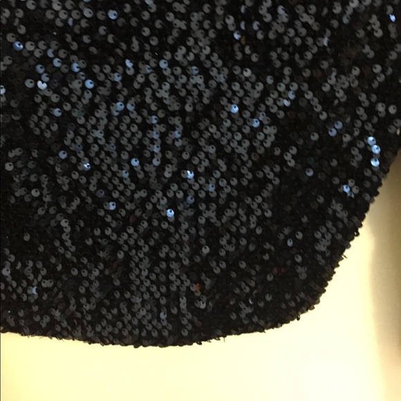 COPY - Forever 21 Blue sequin crop top - Picture 4 of 4